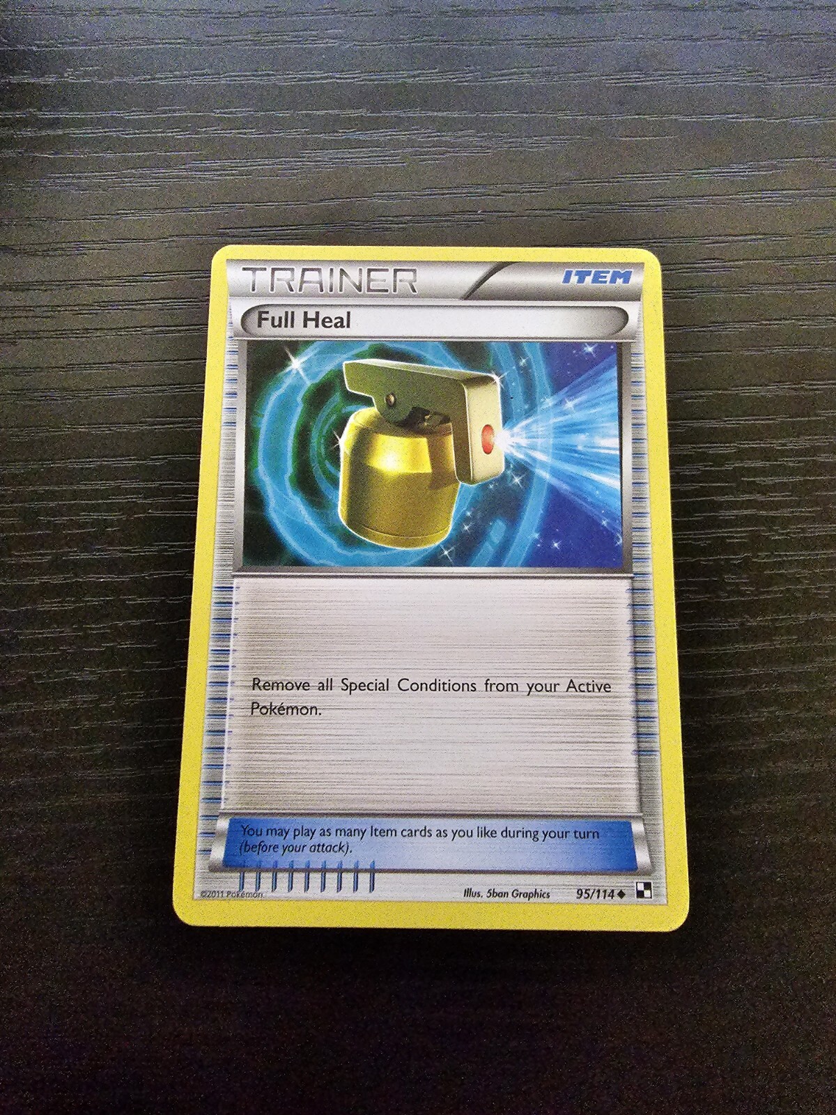 Full Heal - Black & White: Base Set (95/114) - LP - Uncommon - Pokemon Card