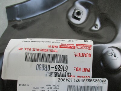 2013-2018 Toyota RAV4 13 14 15 16 17 18 Extension Panel Rear Lower