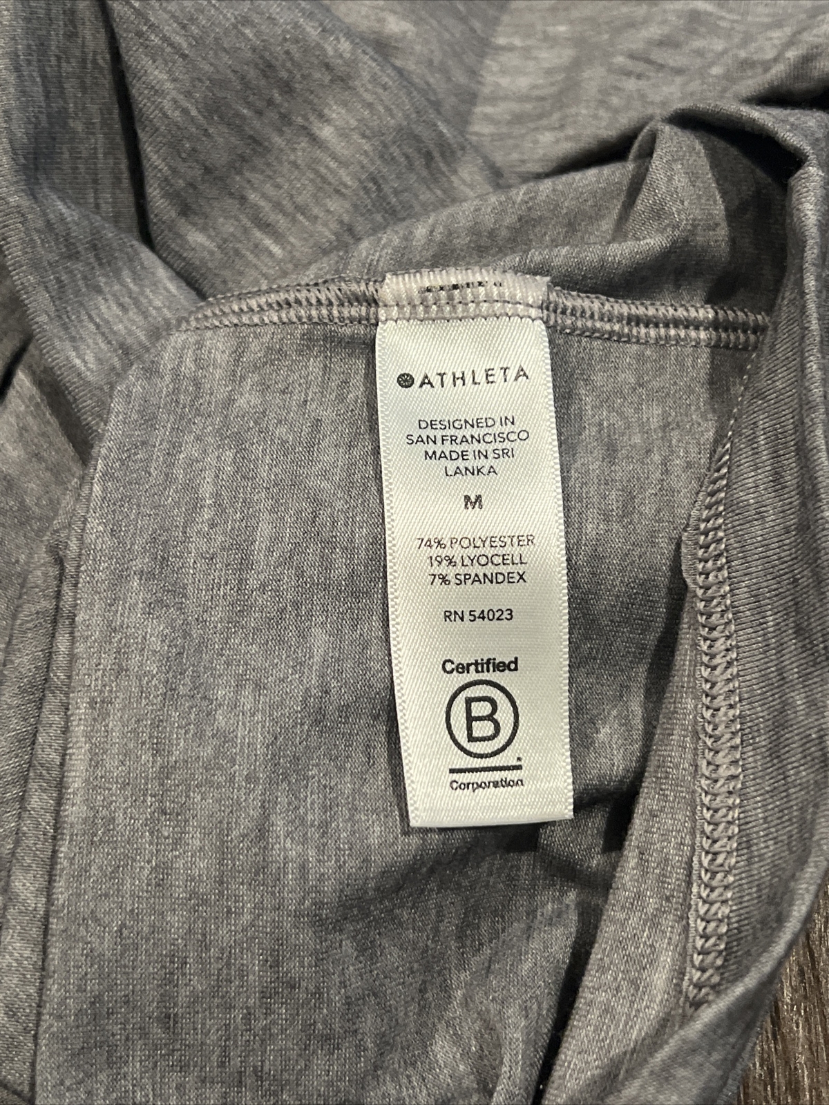 ATHLETA Threadlight Top Gray Asymmetrical Modal S… - image 8