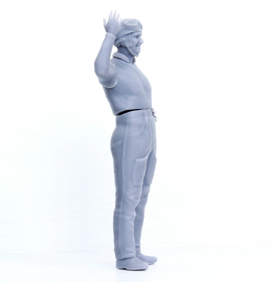 ALBERTO ASCARI Ferrari Lancia Maserati Fórmula 1 leyenda. Modelo de resina de agua 1/18 Foto 4 de 4