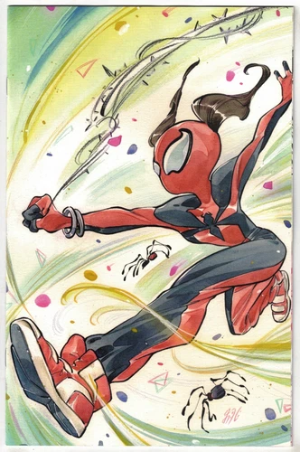 SPIDER-GIRL #1 (2025)- 1:100 PEACH MOMOKO VIRGIN VARIANT- MARVEL
