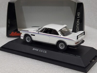 BMW 3.0 CSL White 1973 Race Version 1:43 Schuco 02197 Limited
