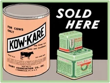 Bag Balm Sold Here 9" x 12" Metal Sign