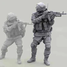 1/35 Resin Figure Model Kit Modern Russian Army Soldier Unassembled Unpainted