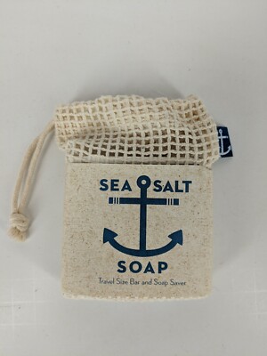 Swedish Dream Sea Salt Soap~Travel Bar & Soap Saver~1.8 oz/51 g