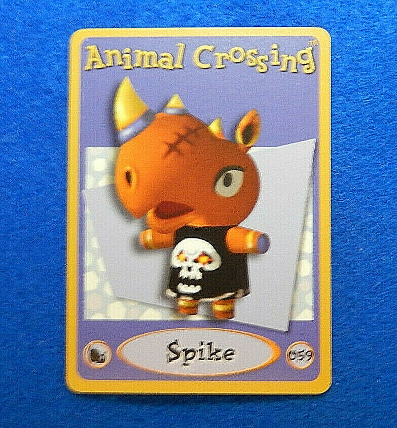 Nr. Mint Animal Crossing SPIKE e-Reader Card Nintendo Gamecube Series 1 2002💎