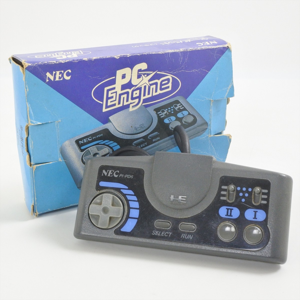 PC Engine PI-PD6 Controller NEC Boxed Tested TURBO Control PC Engine PI-PD6 Controller NEC Boxed Tested TURBO Control