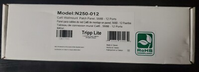 Tripp Lite cat6 Wallmount Patch Panel N250-012