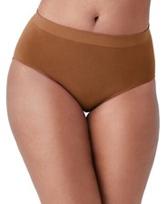 Wacoal L45724 B-Smooth Clove Brown Seamless Full Brief Panty Women's Size M