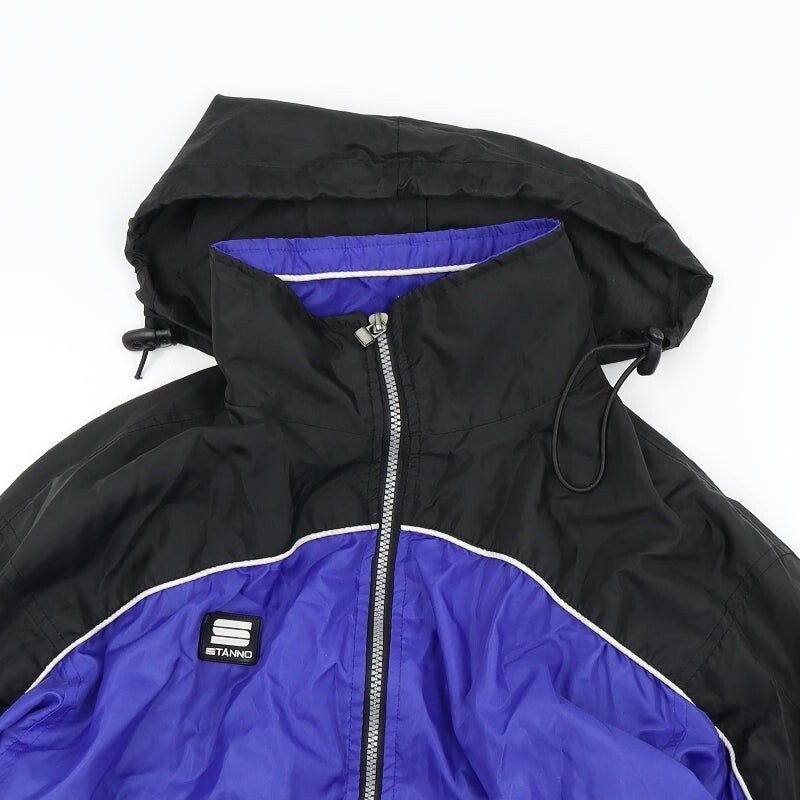 stanino Boys Black Anorak Jacket Size S image 4