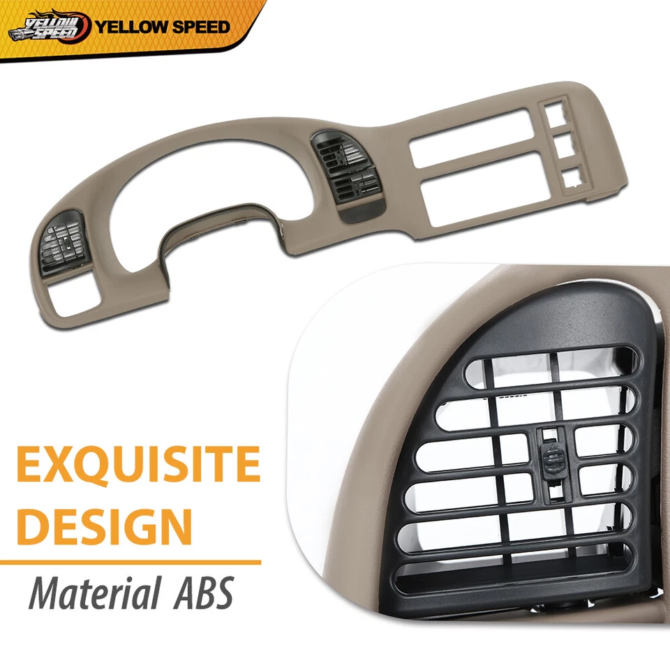 Ajuste para Chevrolet Astro 1995-2005 GMC Safari tablero panel de bisel de ajuste Foto 4 de 4