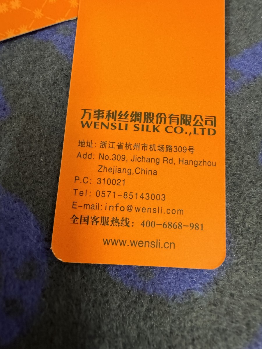 論語　wensli silk culture co.,LTD Wensli Chinese Mulberry Silk Scarf NEW In Box with Tags | eBay