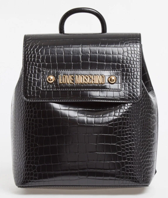 Love moschino shop backpack black