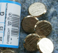 Trachtenknöpfe, Knöpfe, Gold und Silber, 23, 20, 18, 14 mm, Stielknopf