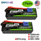 2XOvonic 11.1V 50C 5200mAh 3SLipo Battery EC5 For RC car truck Arrma  1/10th