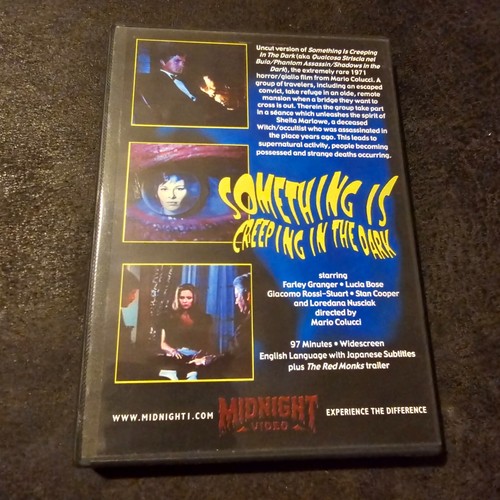 Something is Creeping in the Dark Midnight Video DVD 1970 Horror Occult HTF OOP - Picture 4 of 9