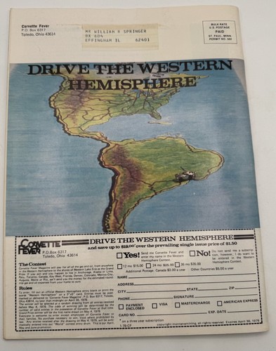 1979 Corvette Fever Magazine January Issue - Rare Fourdoor Corvette “America” - Imagen 5 de 6
