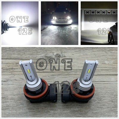 H8 H9 H11 H16 6000K White 35W CSP 6000LM LED Headlight Bulbs Kit Fog Light DRL
