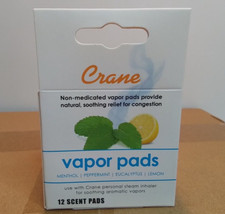 Crane Vapor Pads 12 Pack Menthol Eucalyptus L...