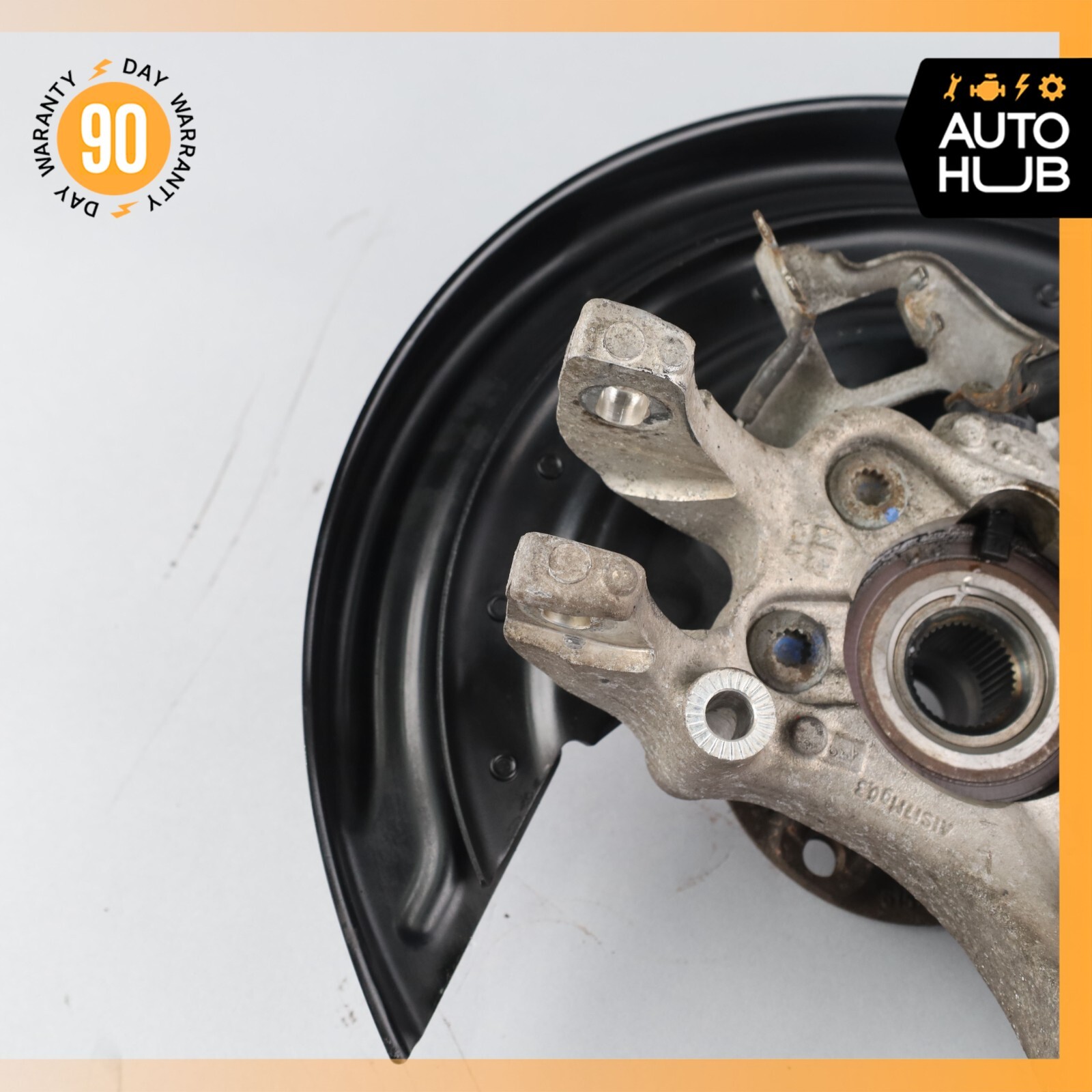 03-13 Bentley Continental Flying Spur Rear Left Side Spindle Knuckle Hub OEM 78k