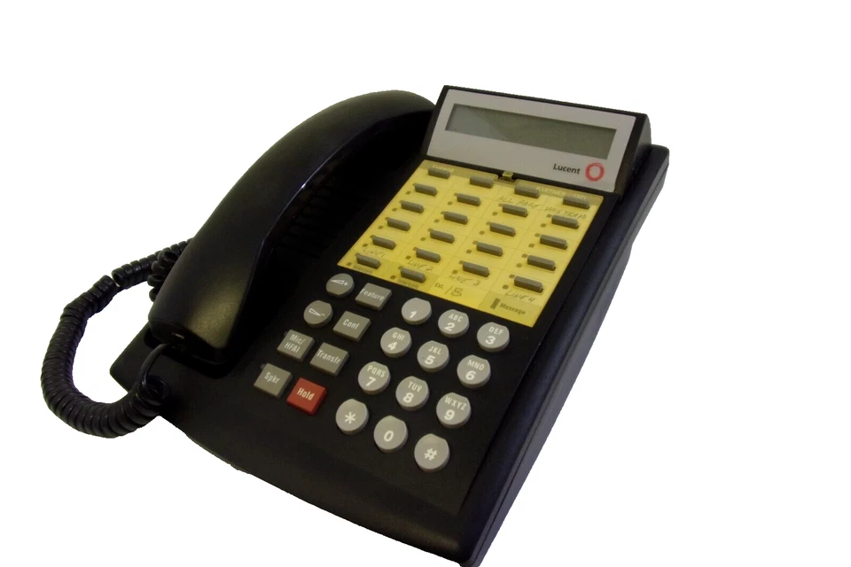 Avaya Lucent Partner 18D Phone Euro Style Black Display Speaker Phone 108236712 - Image 2 of 2