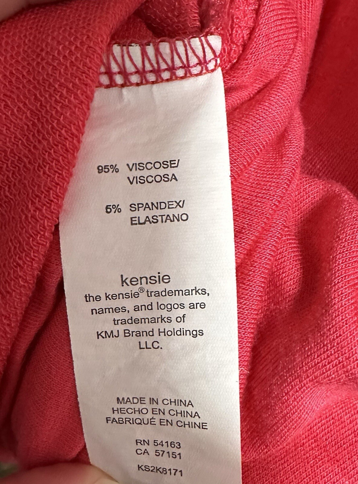 Kensie Split Neck Knit Drawstring Sleeve Dress Ca… - image 5