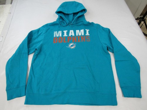 Neu Miami Dolphins Herren Größen L-5XL Aqua Hoodie - Bild 4 von 5