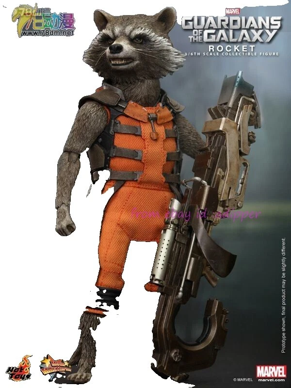 Boneco de ação Hot Toys Rocket Raccoon Figuras de Ação e Acessórios