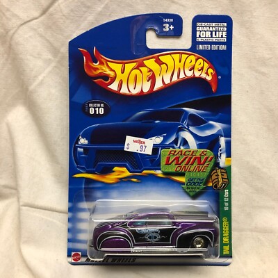 2002 Hot Wheels Treasure Hunt Tail Dragger Limited Edition Rare
