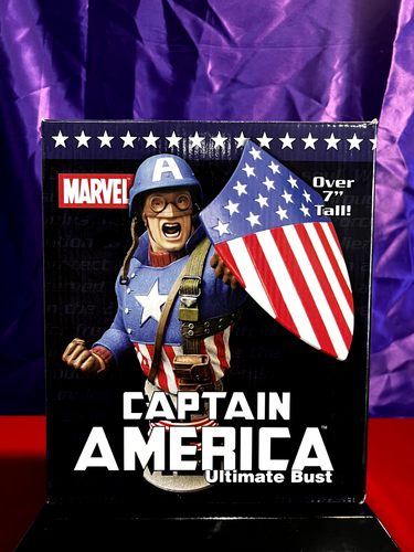 Marvel Captain America Ultimate Bust from Diamond Select #447/1945 not bowen - Picture 7 of 11