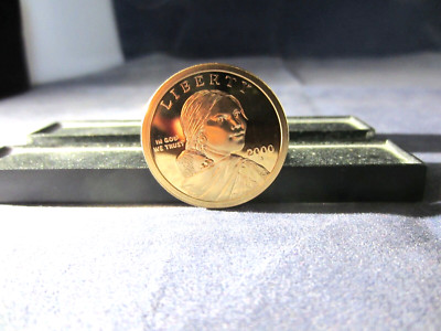 2000-S Native American Clad Sacagawea Dollar Deep Cameo MIRROR PROOF Upper Grade