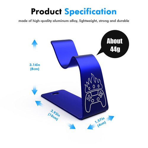 Controller Gaamepad Aluminium Stand Bracket for PS3/PS4/ PS5/ xBox Controllers - Picture 11 of 18