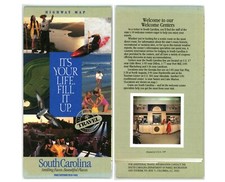 Vintage 1997 South Carolina Official Road Map   State Highway Department