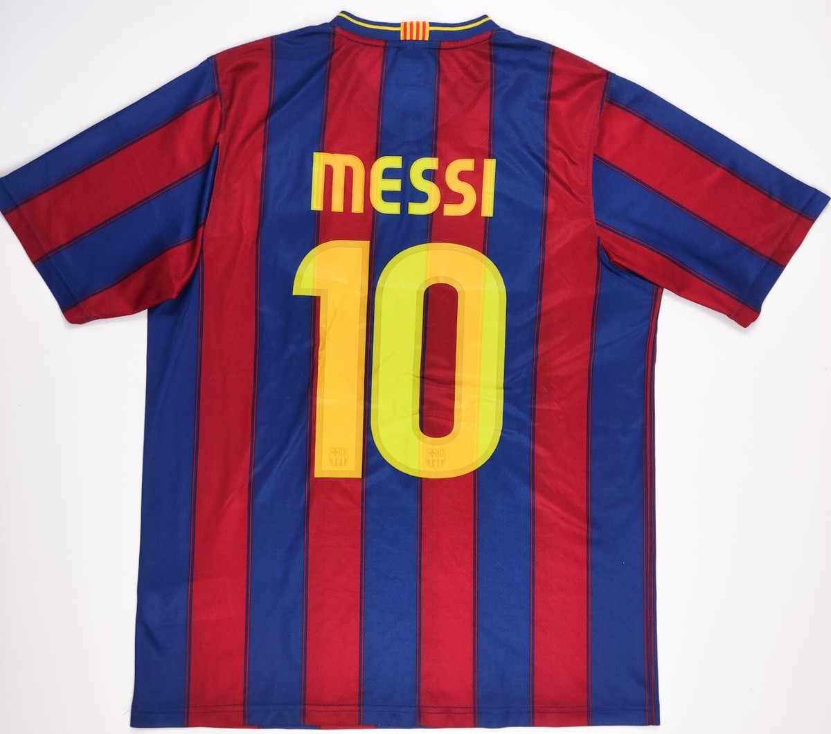 新品・未使用 メッシ10 FC Barcelona Nike Mサイズ Messi #10 FC Barcelona 2009 2010 Nike Home Shirt Kit Jersey