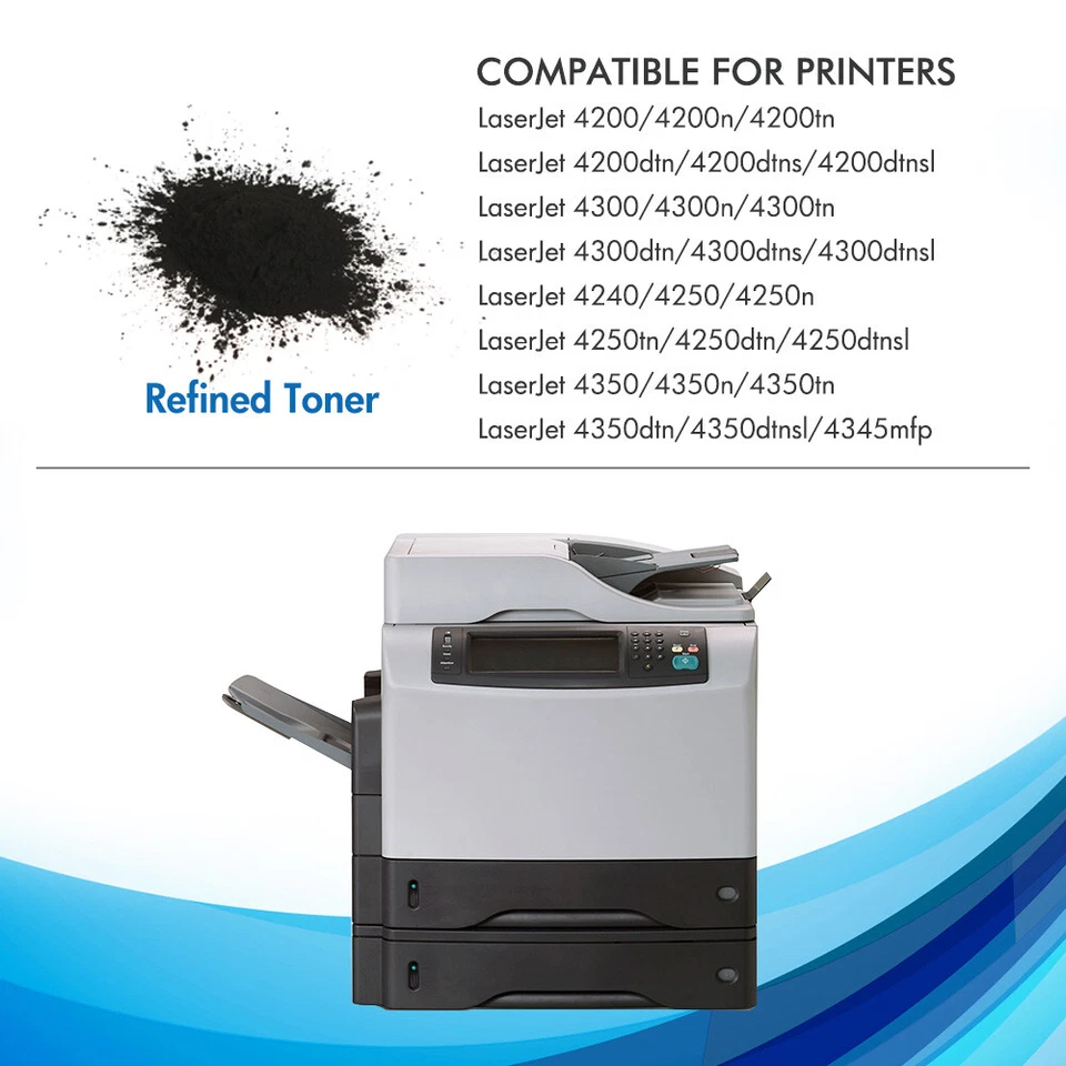 LOTE Compatible con Tóner HP 42A Q5942A LaserJet 4250 4350tn 4250tn 4200n 4250n Foto 2 de 4