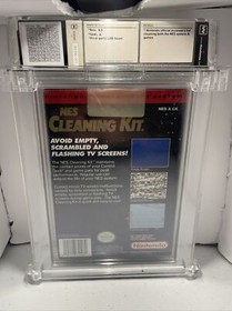 Brand New Sealed "Mario NES Cleaning Kit"  - Graded WATA 8  A - MUST SEE!!!