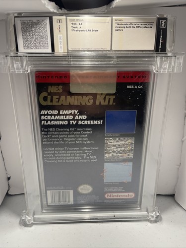 Brand New Sealed "Mario NES Cleaning Kit" - Graded WATA 8 A - MUST SEE!!! - Picture 3 of 5