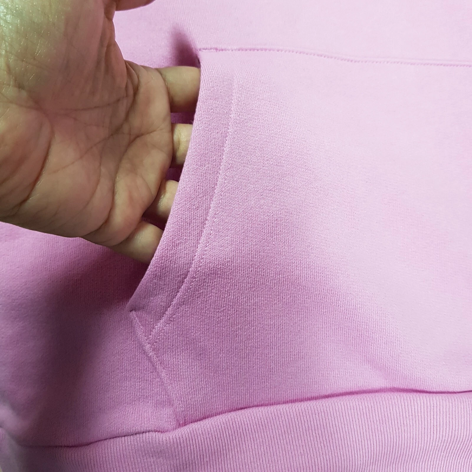 UNDERCOVER ROSA Victoria's Secret Felpa con Cappuccio Donna Media Lavanda Corsivo Spell Out