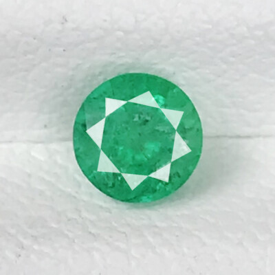 0.455 CT RARE EXTRA FINE 100% NATURAL VIVID GREEN ZAMBIA EMERALD DON'T MISS IT !