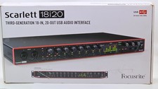 Focusrite SCARLETT-18I20-3rd Gen. USB Audio Recording Interface Complete in IOB