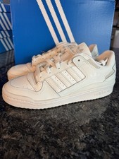 Adidas Forum Low CL White Gray Men's IH7828 NEW US Size 7.5 Sneakers, Shoes