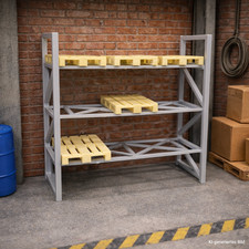 3 x Spur G Lagerregal mit Paletten – Industrieregal – 3D Druck – Diopart3D