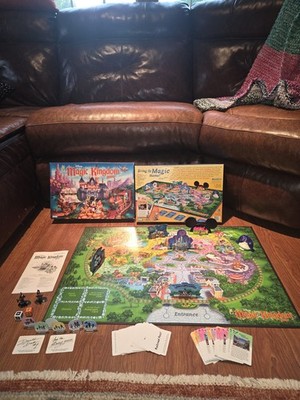 RARE Disney Magic Kingdom Theme Park Board Game Parker Brothers 2004 COMPLETE
