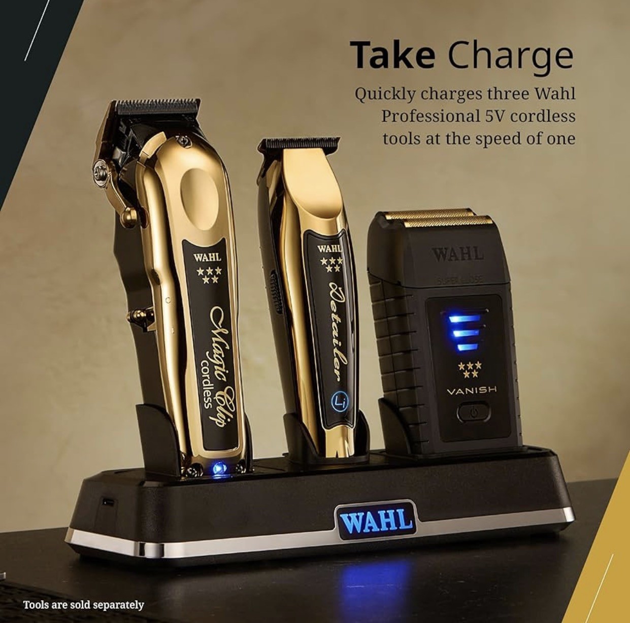 Wahl Power Station - Multi-Charge 3 Tools At Once
