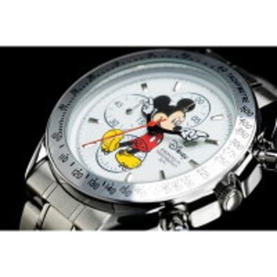 ANOTHER HEAVEN Disney Mickey Chronograph Style Uhr Silber 41mm Quarz 50m