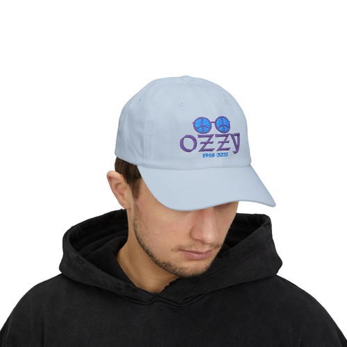 Cappellino occhiali da sole ricamato Ozzy Memorial segno di pace, omaggio a Ozzy, - Foto 12 di 21