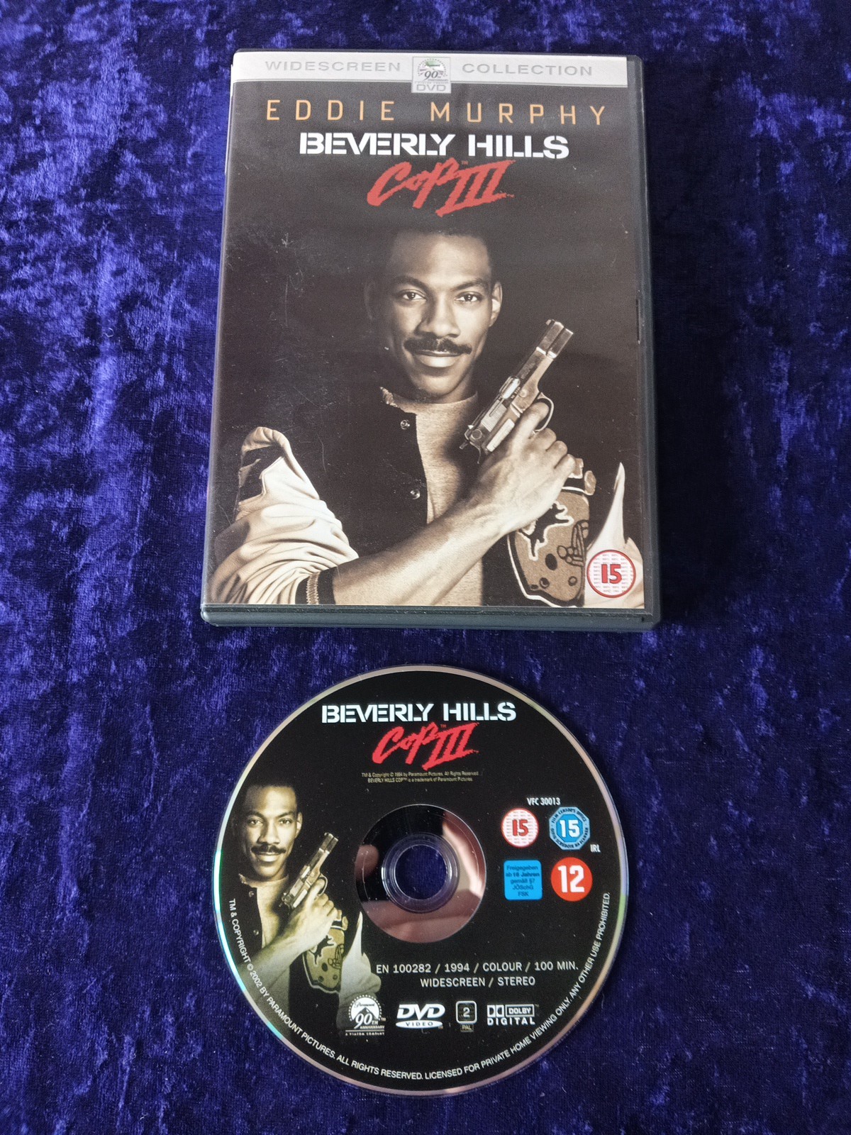 DVD BEVERLY HILLS COP III EDDIE MURPHY JUDGE REINHOLD JOHN LANDIS COMEDY  UK R2
