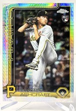 BRAXTON ASHCRAFT RC 2025 TOPPS CHROME UPDATE PRISM REFRACTORS #USC142 PIRATES NM