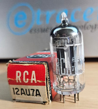 RCA 12AU7 ECC82 17MM GREY PLATE VINTAGE AUDIO TUBE 1958  88A6