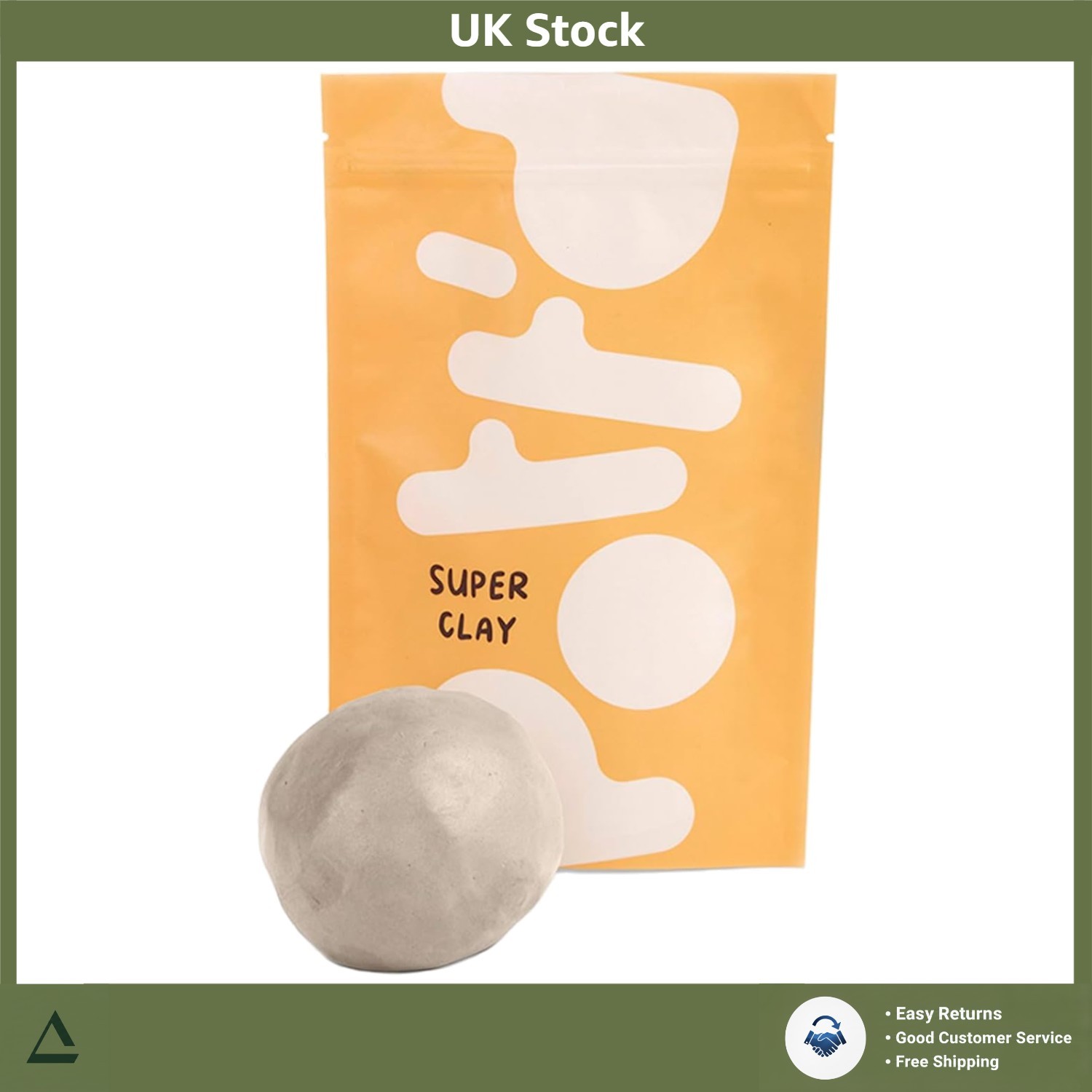 Air-Dry Clay 1kg Pack for Creative Pottery & Sculpting Crafts